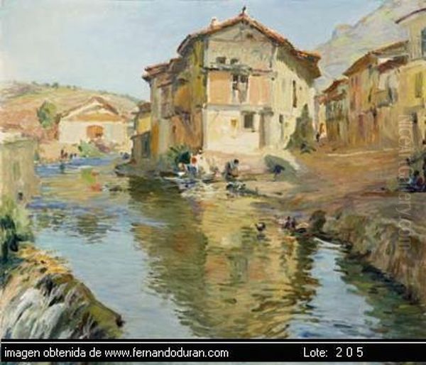 Sem Titulo Oil Painting by Marceliano Santamaria