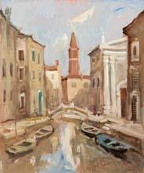 San Barnaba Oil Painting by Sante Cancian