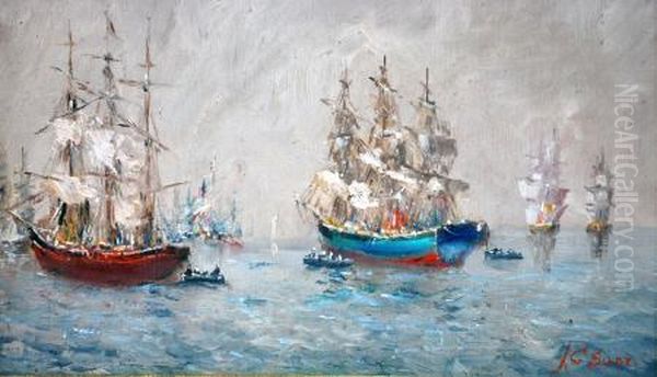 readying To Sail Oil Painting by L.G. Sanz