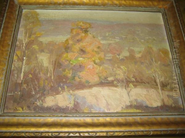 Coles County Landscape Oil Painting by Paul Turner Sargent