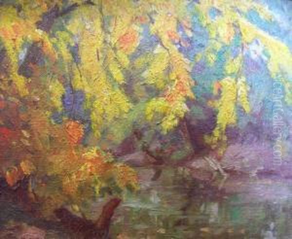 Indiana Autumn Foliage by Paul Turner Sargent