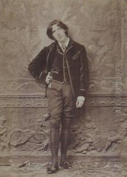 Oscar Wilde Oil Painting by Napoleon Sarony