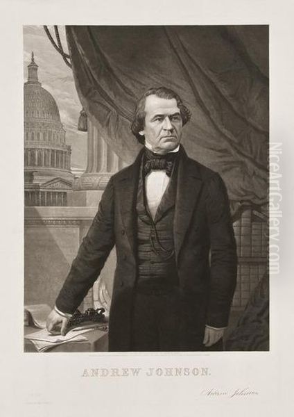 Andrew Johnson. Oil Painting by William Sartain