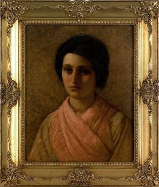 Portrait Of A Woman Oil Painting by William Sartain