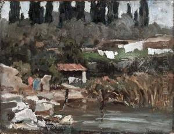 Paesaggio Oil Painting by Francesco Sartorelli