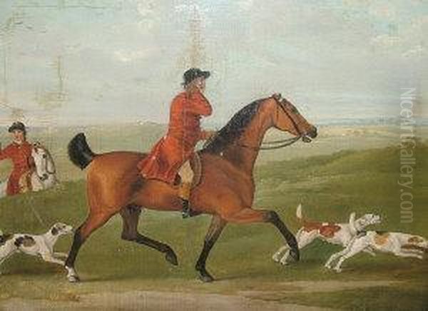 The Hunt Oil Painting by J. Francis Sartorius