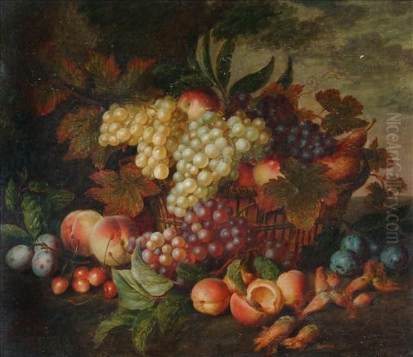 Still Lifeof Fruit Oil Painting by William Sartorius