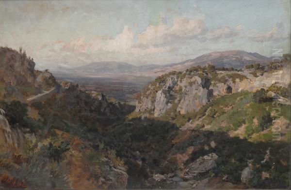 Paesaggio Oil Painting by Pietro Sassi