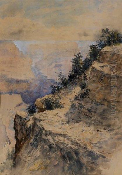 Grand Canyon Oil Painting by Frank Paul Sauerwein