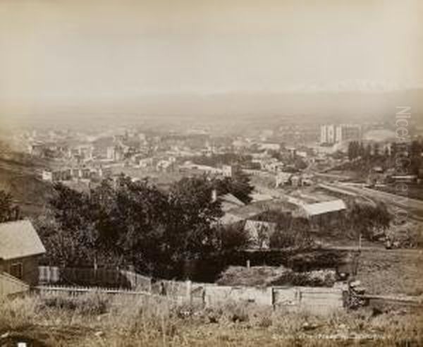 Salt Lake City From Prospect Hill Oil Painting by Charles Roscoe Savage