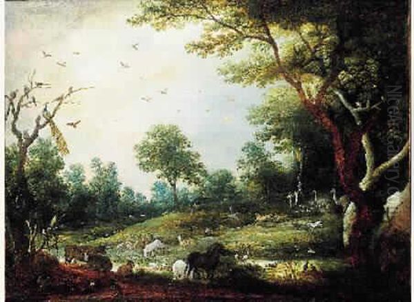 Le Paradis Terrestre Oil Painting by Jan, Hans Ii Savery