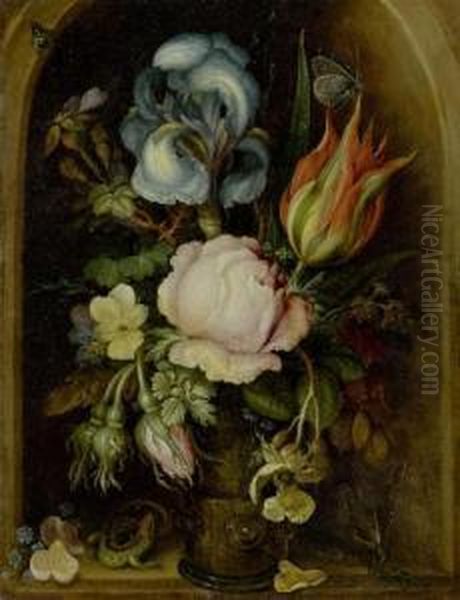 Still Life Oil Painting by Roelandt Jacobsz Savery