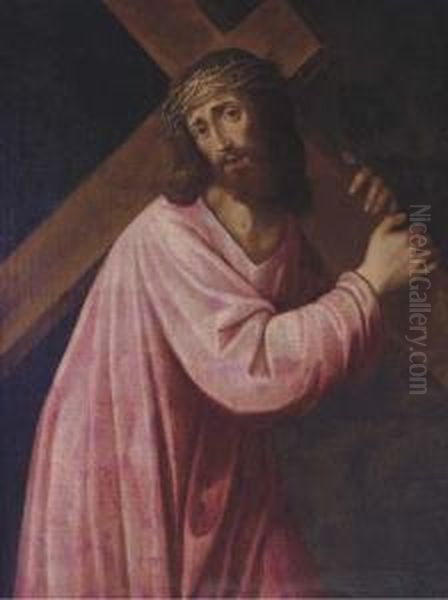 Christ On The Road To Calvary Oil Painting by Giovanni Girolamo Savoldo