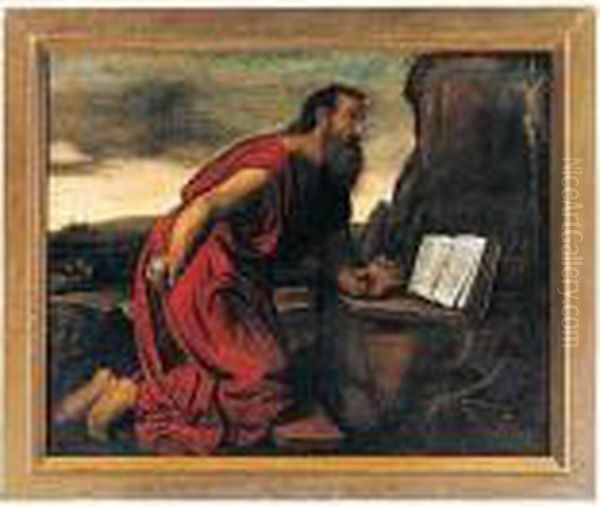 The Penitent Saint Jerome Oil Painting by Giovanni Girolamo Savoldo