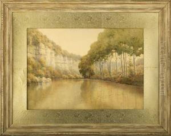 Expansive View Of A Kentucky River
Landscape Oil Painting by Paul Sawyier