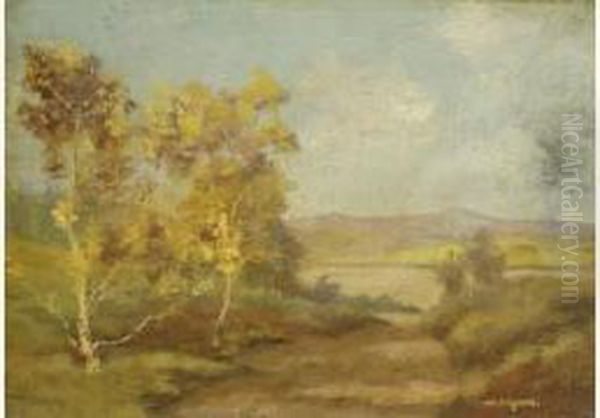 Paysage Oil Painting by Reuben T.W. Sayers