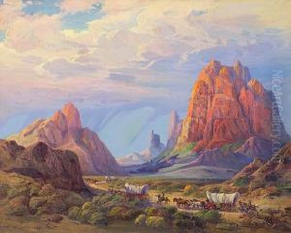 Monument Valley Oil Painting by Fred Grayson Sayre