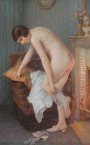 Le Lever Oil Painting by Jules Scalbert