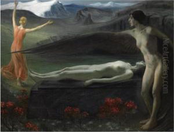 Into Eternity Oil Painting by Paul Schad-Rossa