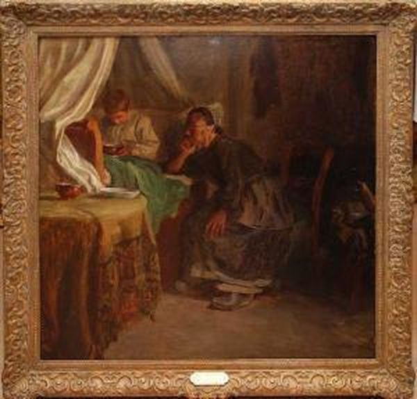 the Favorite Grandchild Oil Painting by Nicolaus Schattenstein