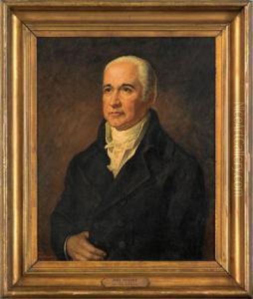 Portrait Of Joahn Inskeep, President Of The Insurance Company Ofnorth America Oil Painting by Nicolaus Schattenstein