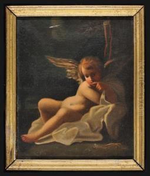 Cupido Oil Painting by Bartolomeo Schedoni