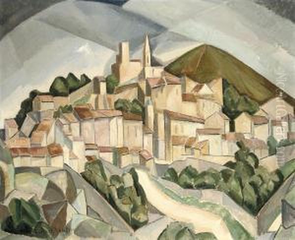 Vue Du Val De Grace, Paris Oil Painting by Lodewijk Schelfhout