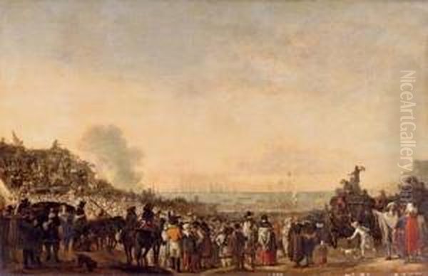 The Departure Of Charles Ii For England Oil Painting by Willem Schellinks