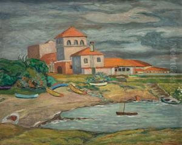 Punta Del Este Oil Painting by Dolcey Schenone Puig