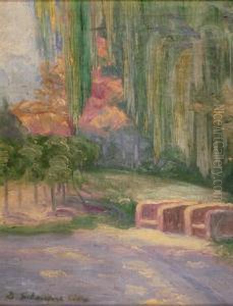 Parque De La Quinta De Castro Oil Painting by Dolcey Schenone Puig