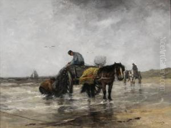 The Mussel Gatherers by Johan Frederik Corn. Scherrewitz