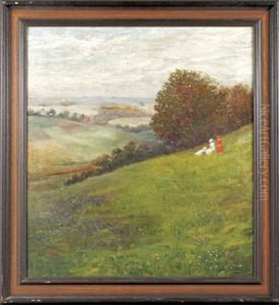 Heide Bei Bettinghausen Oil Painting by Heinrich Schilbach