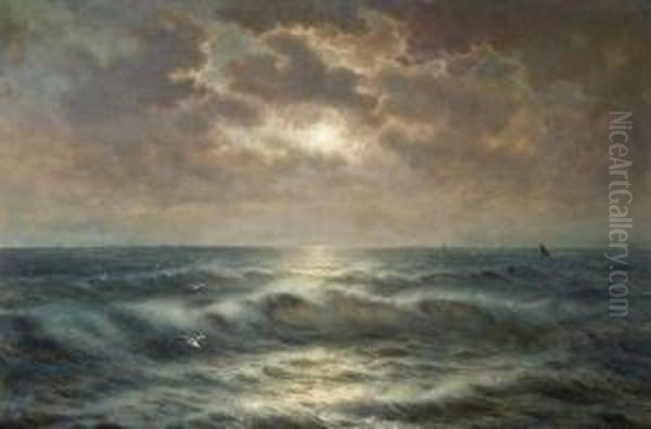 Clair De Lune Oil Painting by Jozef Schippers