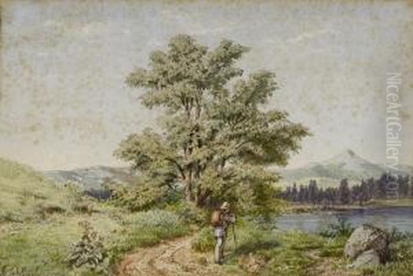 Schlegel, F.a Oil Painting by August Friedrich Schlegel