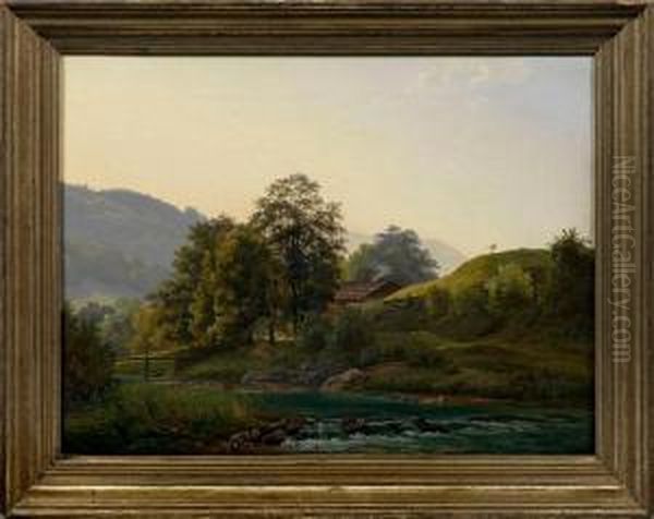 Utitled Oil Painting by Eduard I Schleich