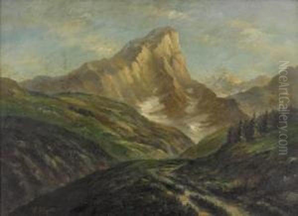 Untitled Oil Painting by Hans W. Schmidt