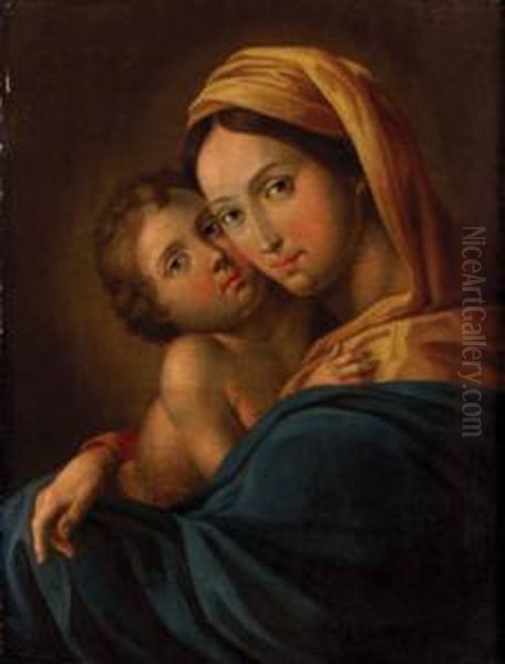 The Madonna And Child by Josef Schmidt