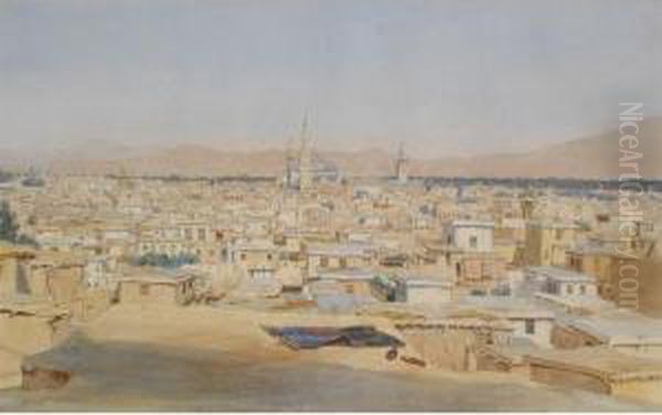 Damascus Oil Painting by Max Schmidt