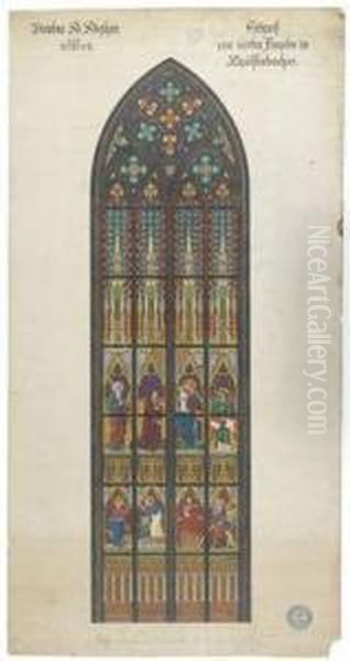 Design For The Fourth Window In The Apostle Choir Of St. Stephen