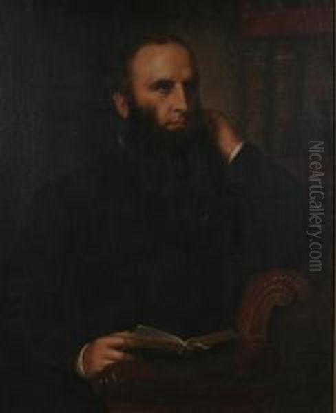 Portrait Of H. Lucock Oil Painting by Guido Schmitt