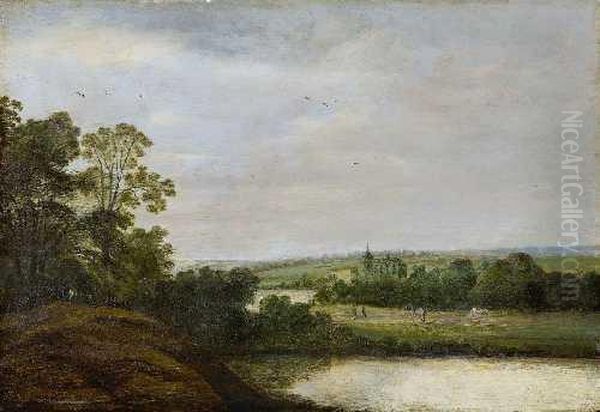 Weite Seelandschaft Oil Painting by Johannes Pietersz. Schoeff