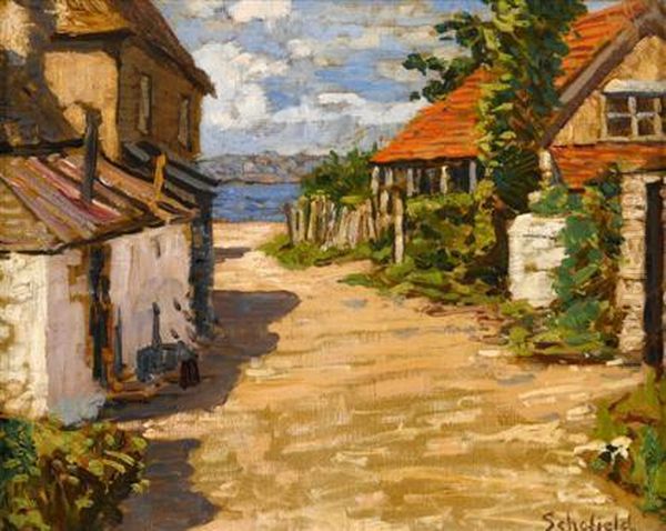 The Path To The Sea Oil Painting by Walter Elmer Schofield