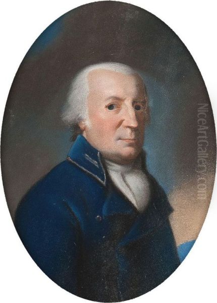 Portrait Herzog Karl Wilhelm Ferdinand Von Braunschweig Luneburg Oil Painting by Johann Heinrich Schroder