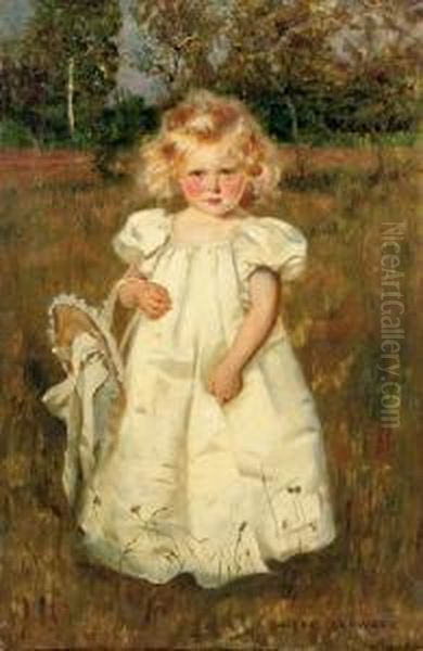 A Pretty White Dress by Alfred Schwarz