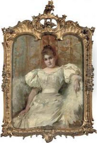 A Debutante by Alfred Schwarz