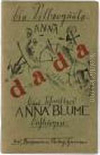 Anna Blume Oil Painting by Kurt Schwitters