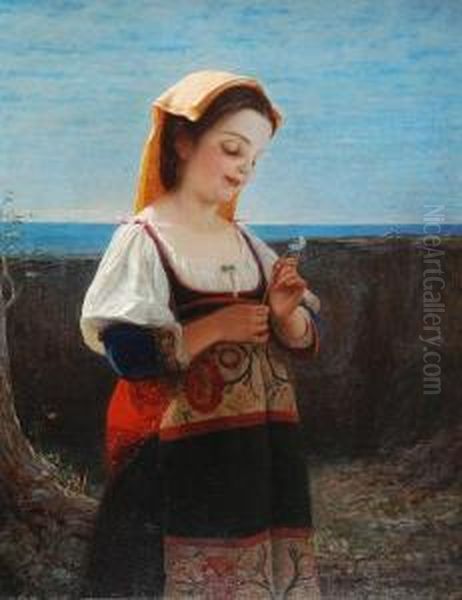 La Ciociarina Oil Painting by Anatolio Scifoni