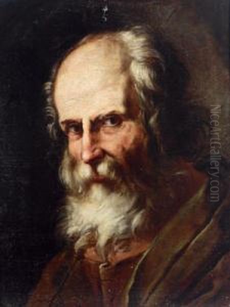 Ritratto Di Un Uomo Con Barba Oil Painting by Agostino Scilla