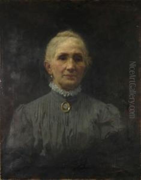 Ritratto Di Signora Oil Painting by Eugenio Scomparini