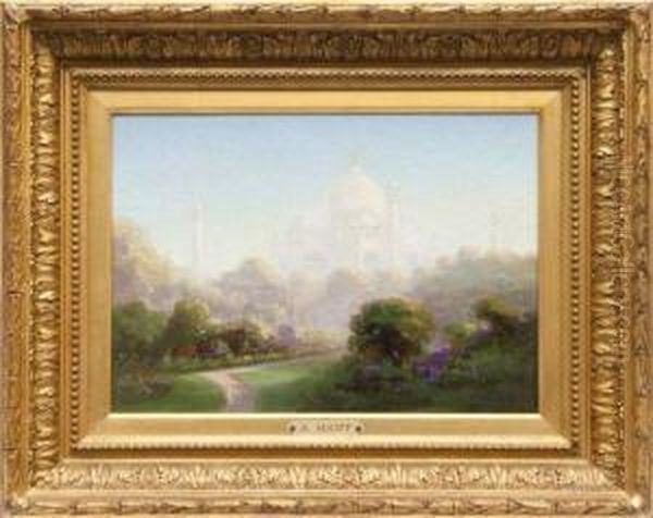 Les Jardins Du Tajmahal Oil Painting by Alexander Scott